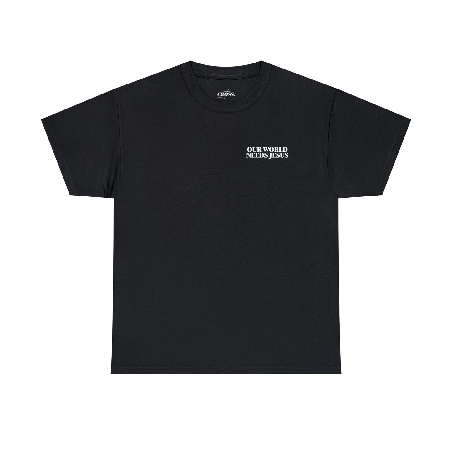 Our World Needs Jesus Heavy Graphic Tee