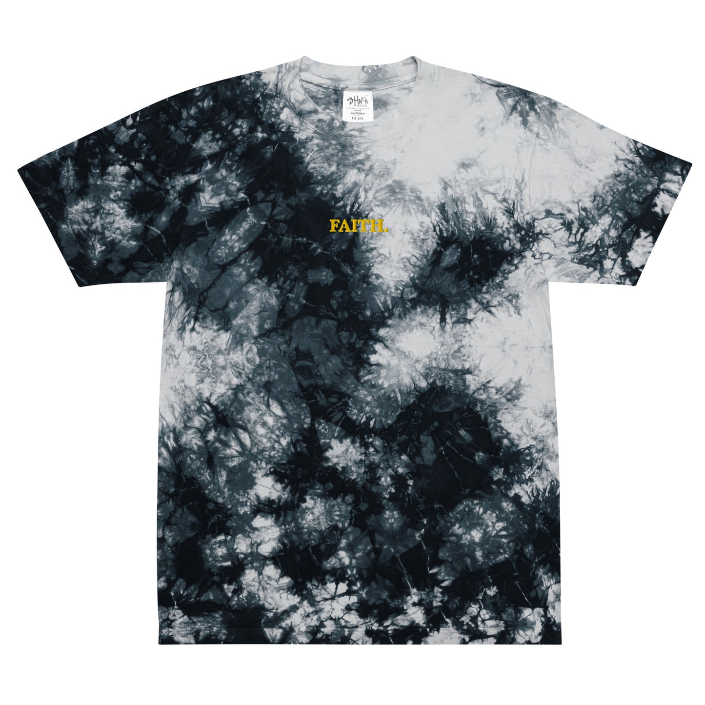 "Faith." Oversized Embroidered Tee