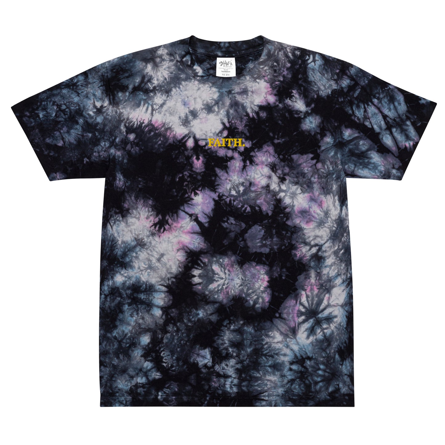 "Faith." Oversized Embroidered Tee