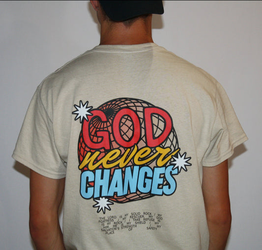 God Never Changes Heavy Graphic Tee
